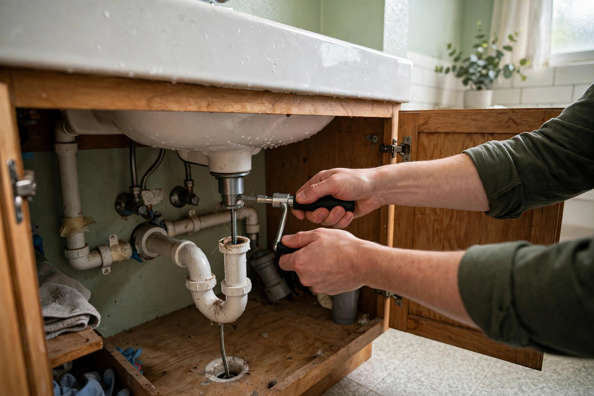How to Clear Bathroom Sink Clogs Without Damaging Pipes
