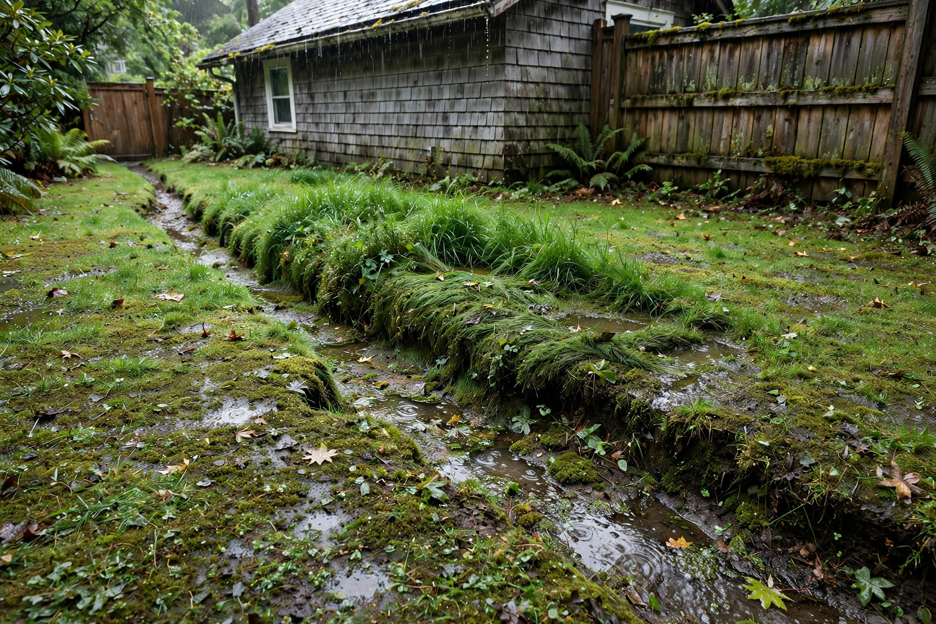 Signs of Sewer Line Issues After Heavy Rainfall in Portland