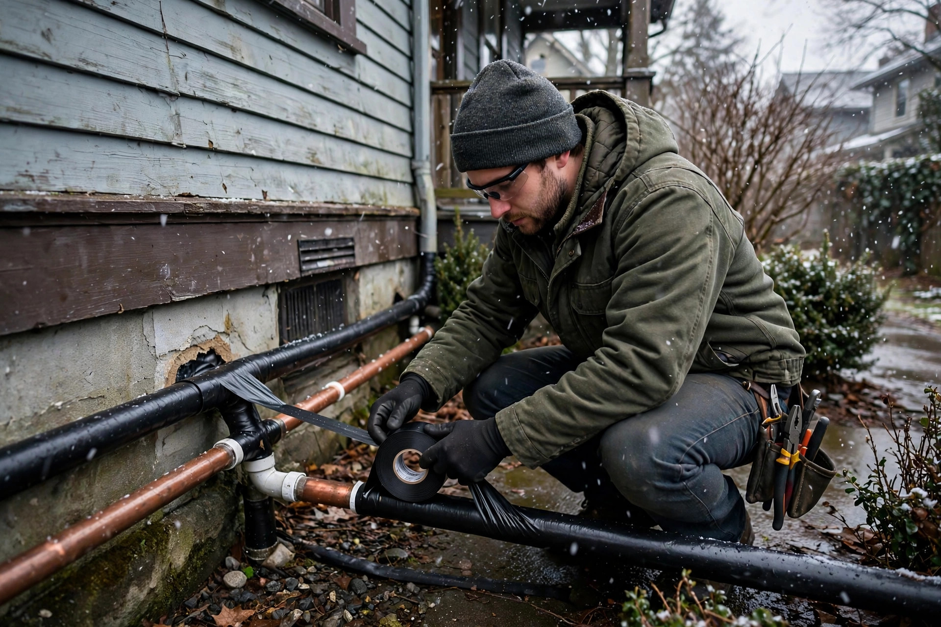 winter plumbing prep in portland avoid freezes