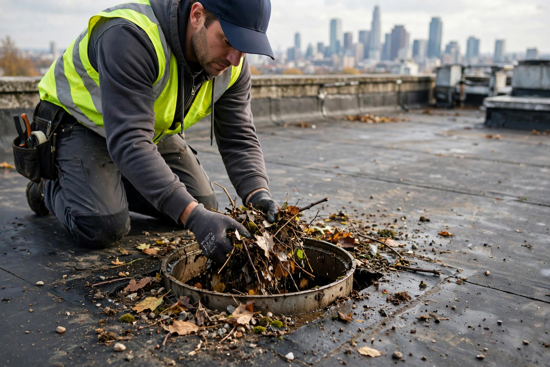 Roof Drain Maintenance in Portland, OR